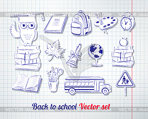 Back to school - vector image