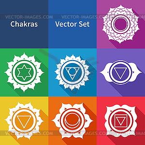 Chakras - vector clipart / vector image