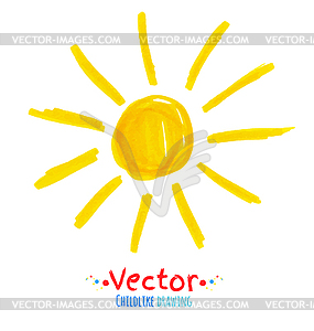 Sun - vector clipart