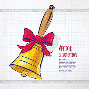 School bell - vector image