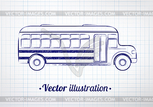 School bus - vector clipart