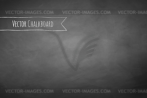 Black chalkboard background - vector clipart