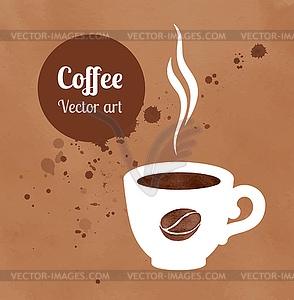 Cup of coffee - vector image