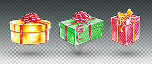 Gift boxes - vector clipart