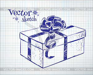 Gift box - vector EPS clipart