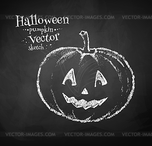 Halloween pumpkin - vector image