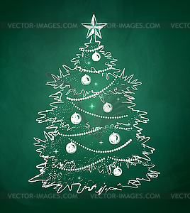 Christmas tree - vector clipart