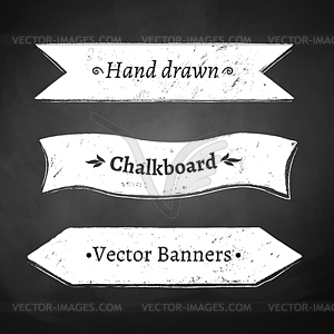 Ribbon banners - vector clipart