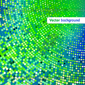 Disco glowing background with dots - vector clip art