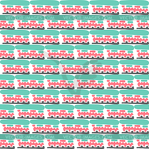 Abstract seamless aztec pattern - vector clipart