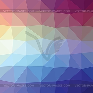 Colorful blue and violet abstract geometric low pol - vector image