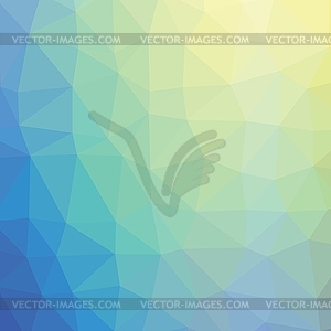 Pastel colors abstract geometric low poly style - vector clipart