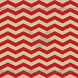 Seamless ZigZag Chevron Pattern. Red and white - vector clipart / vector image