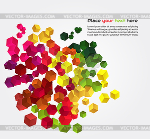 Abstract cheerful background - vector clipart / vector image