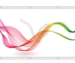 Кинопленка из цветов радуги на фоне из клякс - векторная графика