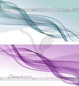 Abstract color smoke background - vector image