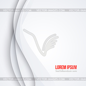 White elegant business background - vector clipart