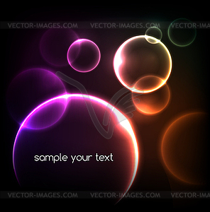 Abstract cosmic background - vector clipart