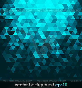 Абстрактный баннер с треугольными формами - изображение в векторном виде