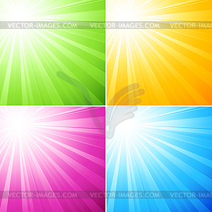 Abstract sunny light background - vector image