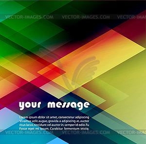 Abstract triangle background for Your Text - vector clipart