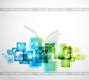 Abstract background with square shapes - vector clipart