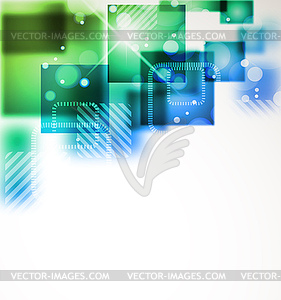 Abstract background with square shapes - stock vector clipart