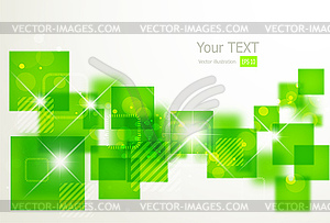 Abstract background with square shapes - vector image