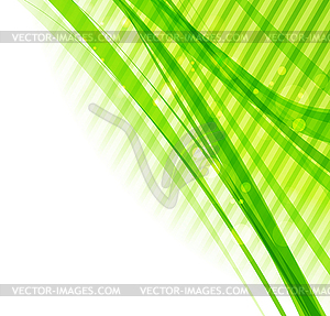 Green straight lines abstract background - vector EPS clipart