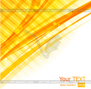 Orange straight lines abstract background - vector clipart