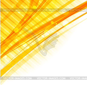 Orange straight lines abstract background - vector image