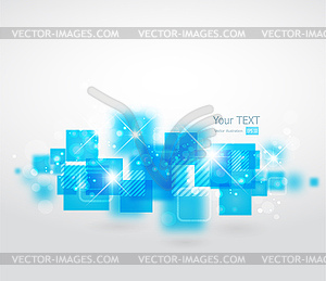 Abstract background with square shapes - stock vector clipart
