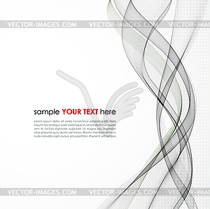 Abstract lines background. Template design - vector image