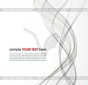 Abstract lines background. Template design - vector clipart