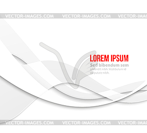 White elegant business background - vector image