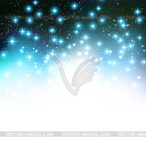 Merry Christmas Holiday background with shiny star - vector clipart