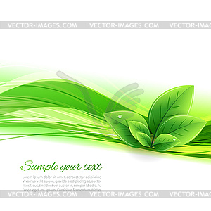 Abstract nature background - vector image