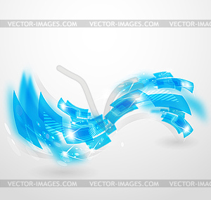 Abstract background with stylized abstraction - vector image