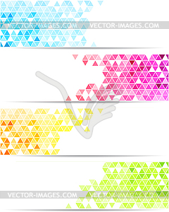 Abstract geometric background with triangle - vector image