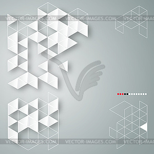 Abstract geometric background with triangle - vector EPS clipart