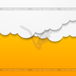 Abstract cloud background - vector image