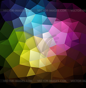 Abstract colorful geometric background - vector clipart