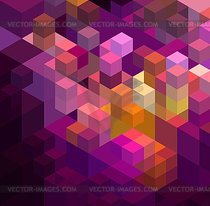 Abstract colorful geometric background - vector clipart