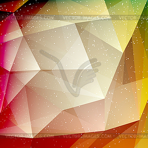 Abstract geometric polygonal shiny background - vector image