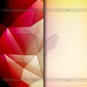 Abstract geometric polygonal shiny background - vector clipart