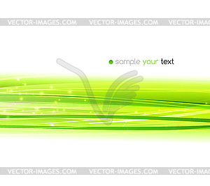 Abstract green line background - vector clipart / vector image