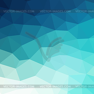 Abstract blue colorful geometric background - vector clipart