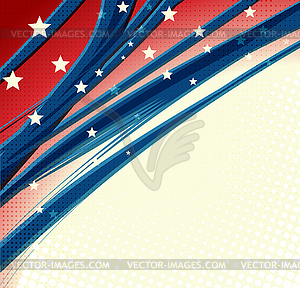 American Independence Day Patriotic background - vector image