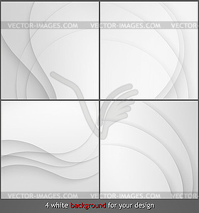 White elegant business background - vector clip art