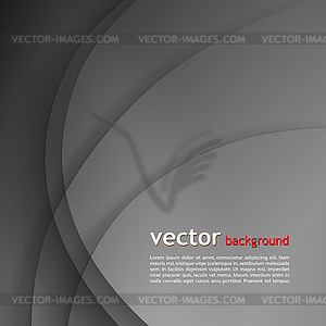 Dark gray elegant business background - vector EPS clipart